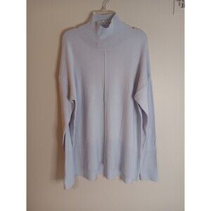 French Connection High Neck Tunic Sweater Light Blue Sz Medium New With Tags